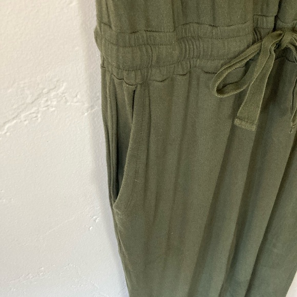 Olive Green  Daily Ritual Jumpsuit - Picture 4 of 7